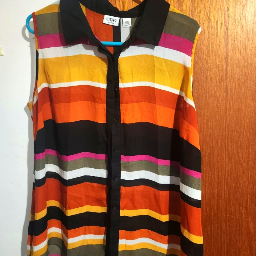 Multicolored light blouse
